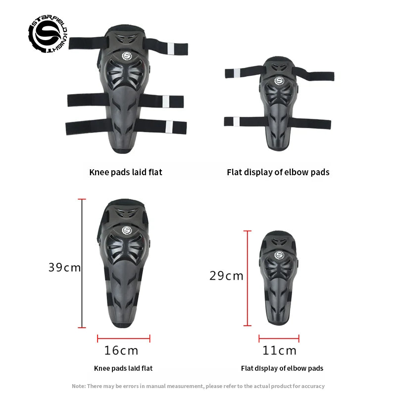 Star Field Knight New Motorcycle Elbow and Knee Protection Set