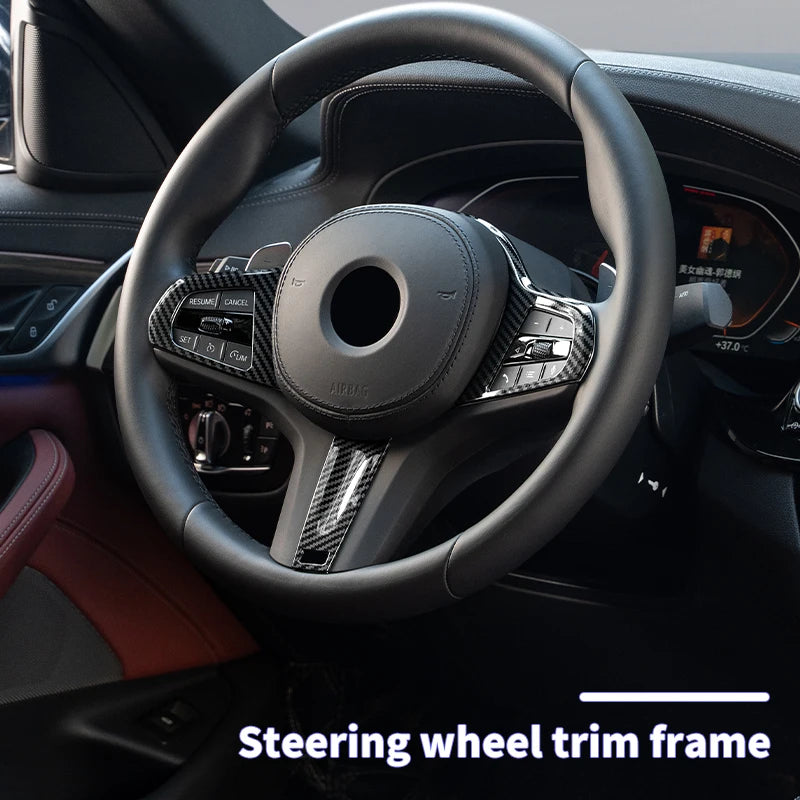 Car Styling Steering Wheel Trim Cover Sticker Decoration Accessory For BMW - Krass Market
