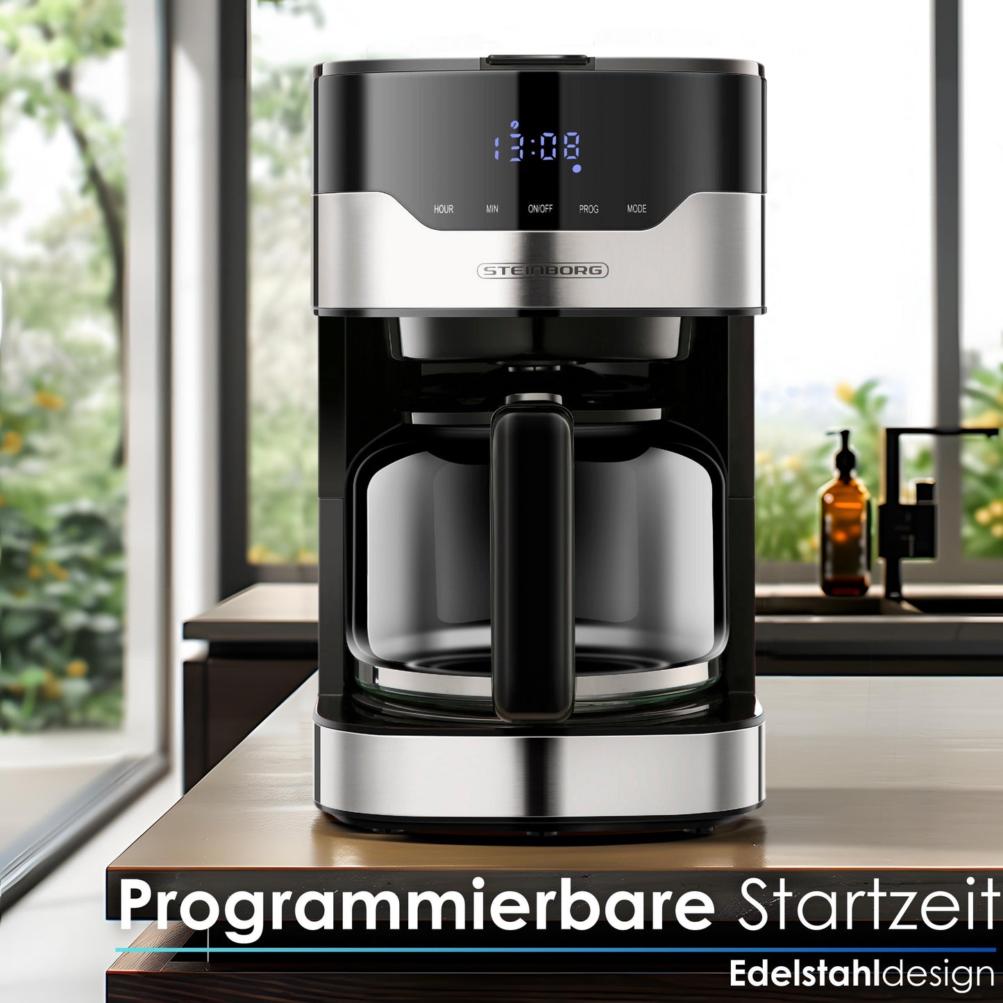 Steinborg Coffee Machine with LED Display