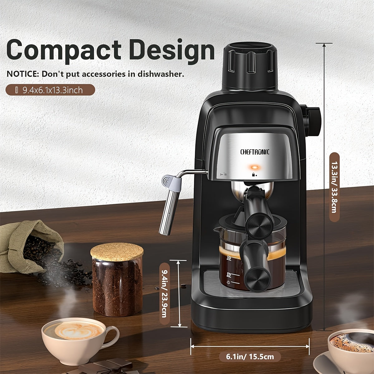 Semi-Automatic Espresso Maker