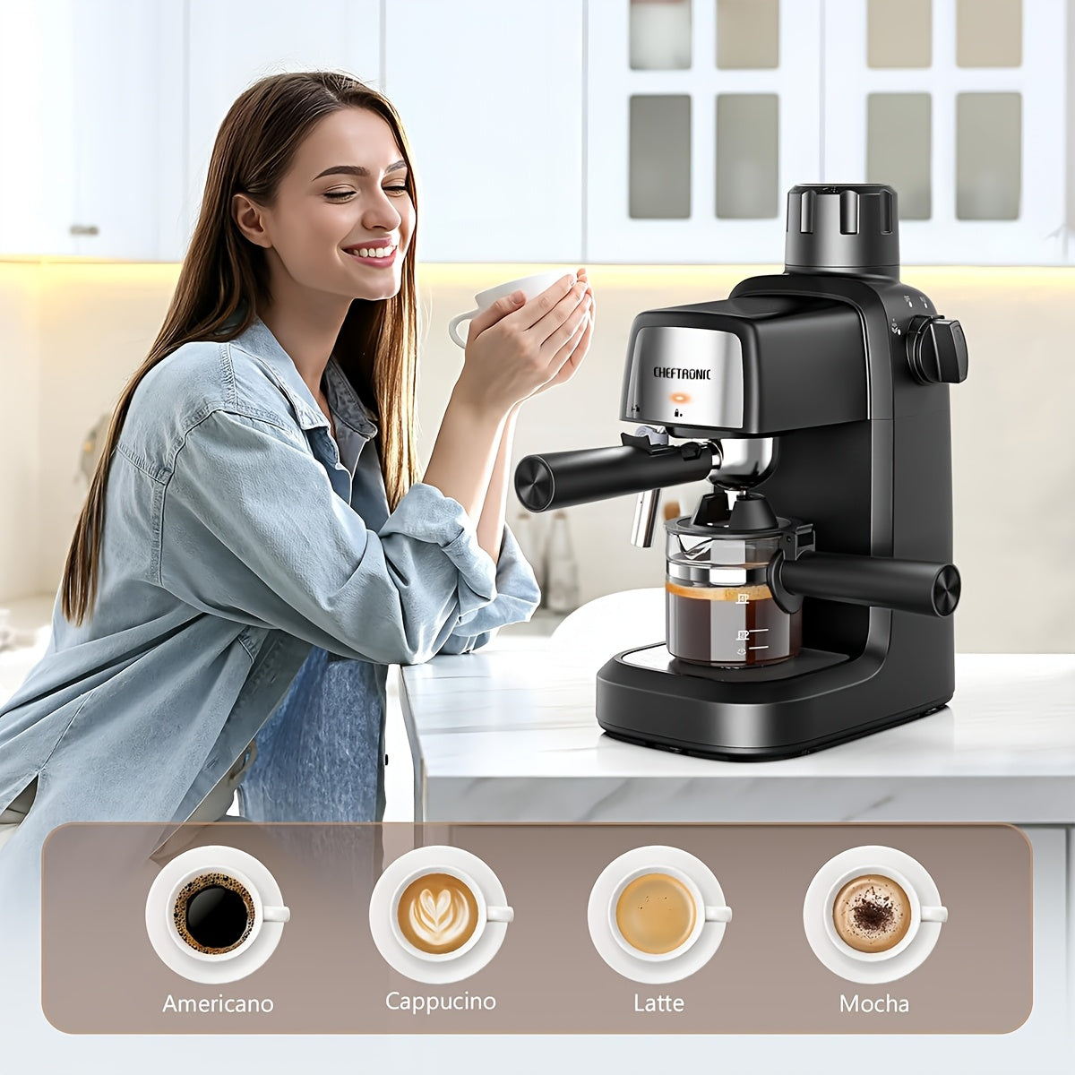 Semi-Automatic Espresso Maker