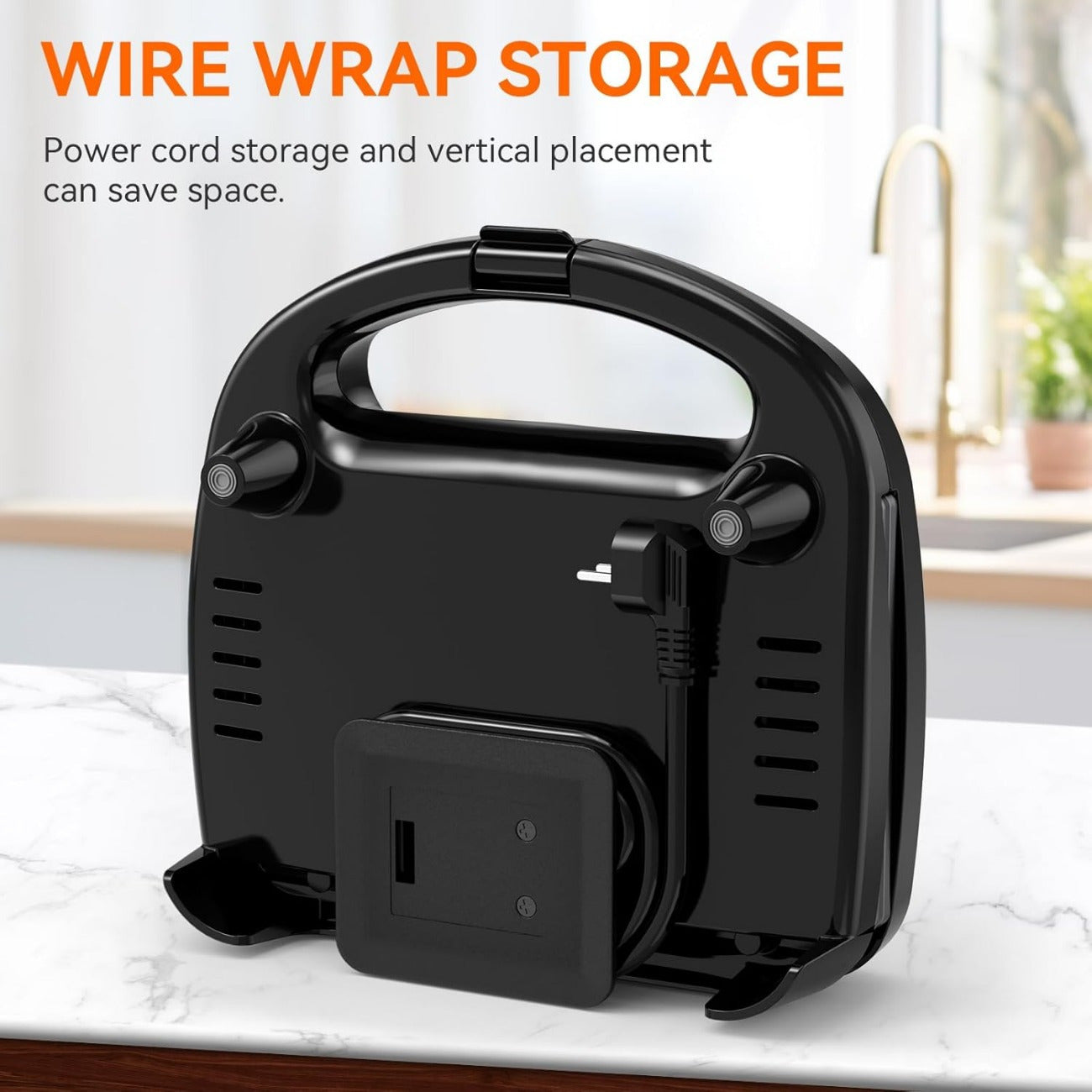 Snailar 2 Slice Sandwich Toaster with Triangle Plates - Krass Market