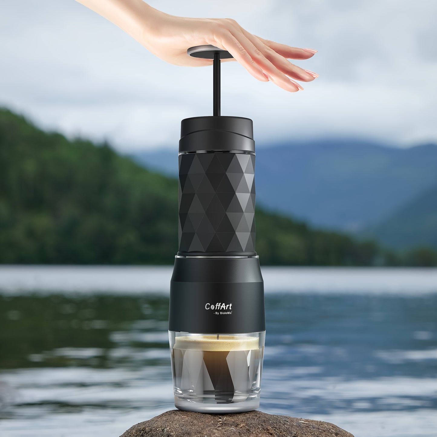 BioloMix Portable Coffee Maker Espresso Machine