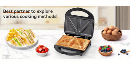 Snailar 2 Slice Sandwich Toaster with Triangle Plates - Krass Market