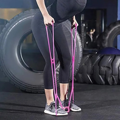 7 Holes Pilates Yoga Fitness Resistance Band
