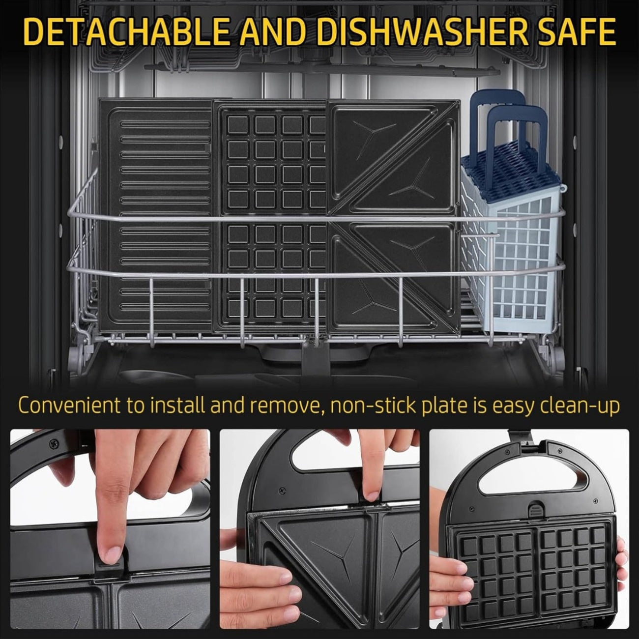 Sandwich Toaster 3-in-1
