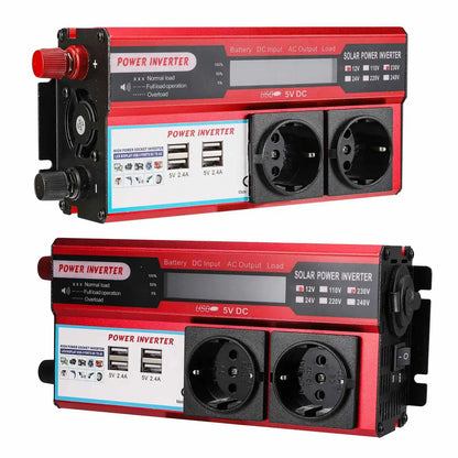 4000W 3000W Power Inverter DC 12V To AC 220V 230V Transformer