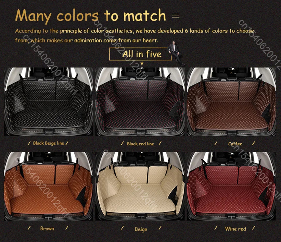 High quality! Full set car trunk mats for Nissan