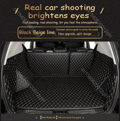 High quality! Full set car trunk mats for Nissan