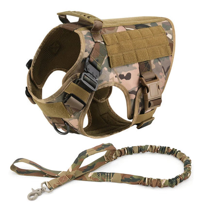 Military Large Dog Harness Pet German