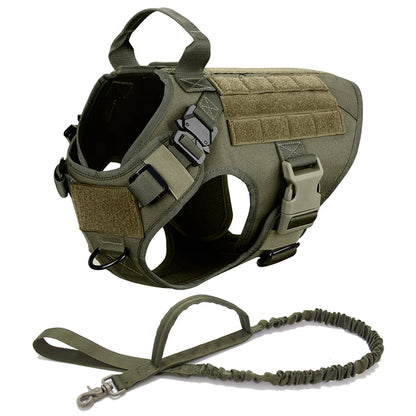Military Large Dog Harness Pet German