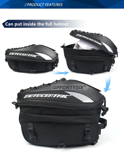 Motocentric Waterproof Motorcycle Tail Bag Multifunction