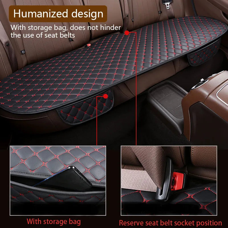 Leather Car Seat Covers Four Seasons Front/Rear Seat