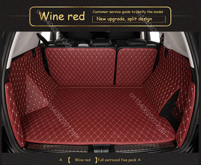High quality! Full set car trunk mats for Nissan