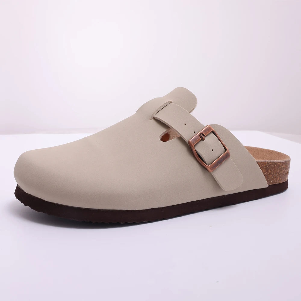Comwarm Cork Men Clogs Slippers