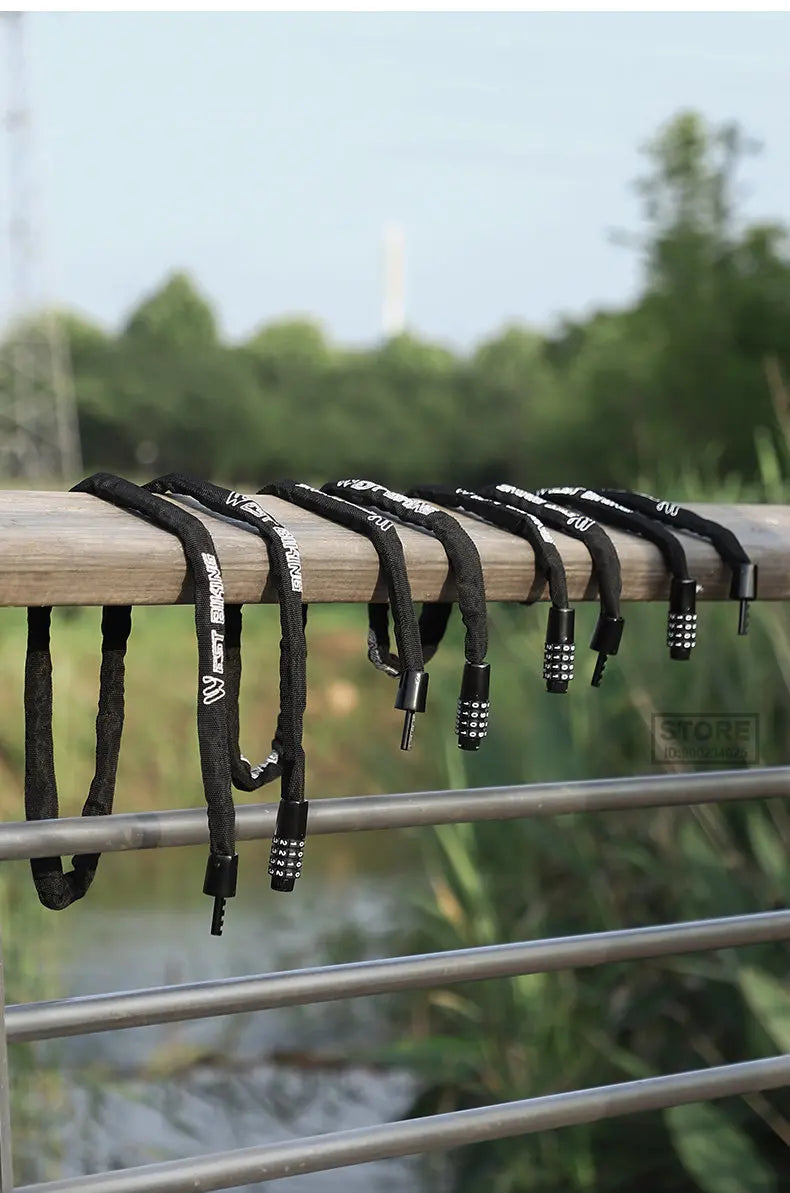 WEST BIKING Combination Bike Chain Lock