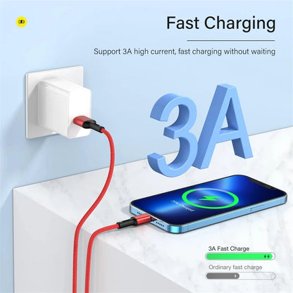 3A USB Cable For iPhone