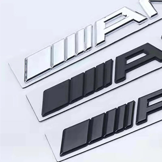 Custom 3D Car Bumper & Tail Letter Decals AMG for Mercedes - Krass Market