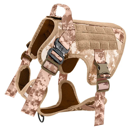 Military Large Dog Harness Pet German