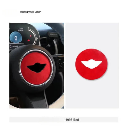 Italy Super Suede Car Steering Wheel Cover For Mini Cooper