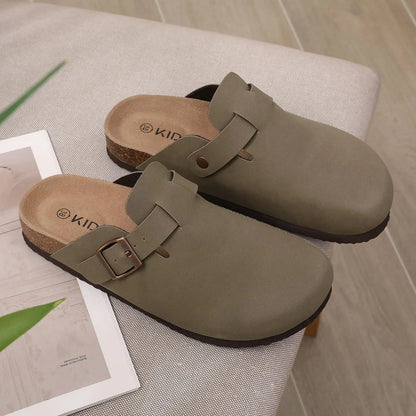 Comwarm Cork Men Clogs Slippers