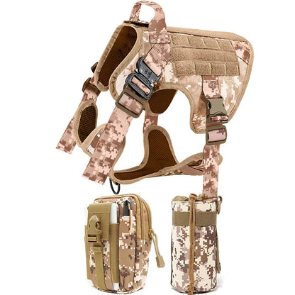 Military Large Dog Harness Pet German