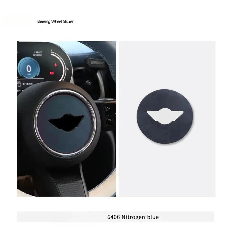 Italy Super Suede Car Steering Wheel Cover For Mini Cooper