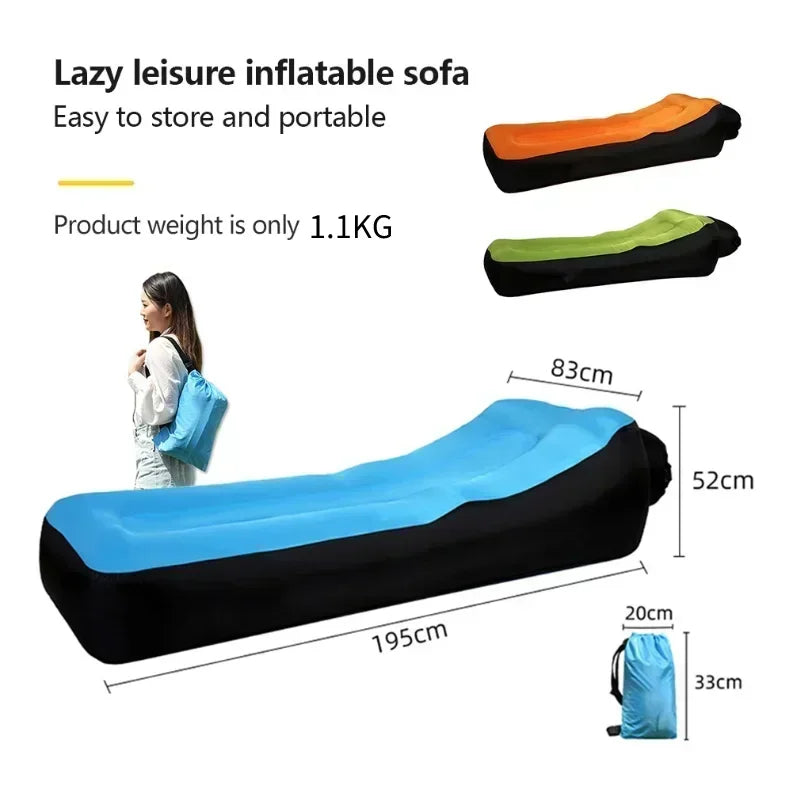 Inflatable Sofa Mattress Folding Camping  Air