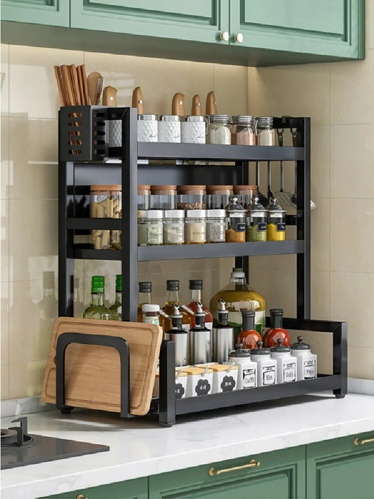 Kitchen Spice Rack Carbon Steel