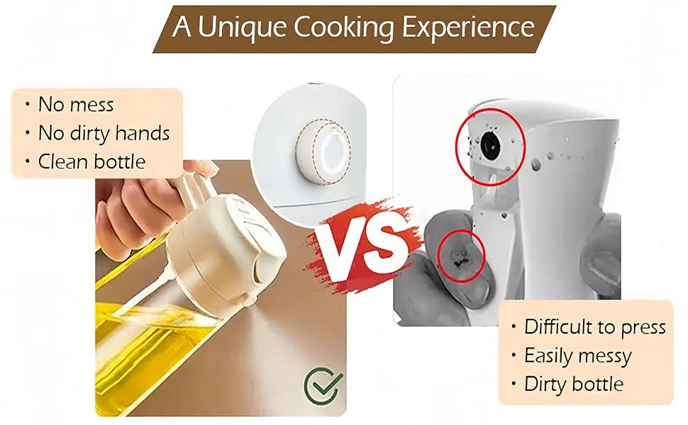 Oil Spray 2-in-1 Glass Household Kitchen Oil Spray