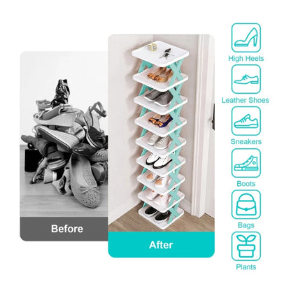 Shoe Rack Storage Organizer Detachable