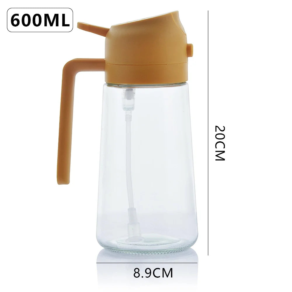 Oil Spray 2-in-1 Glass Household Kitchen Oil Spray