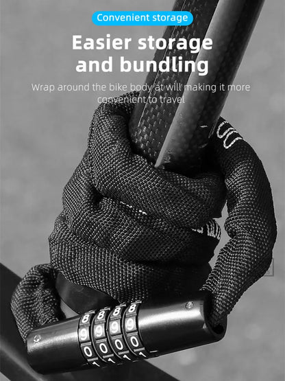 WEST BIKING Combination Bike Chain Lock