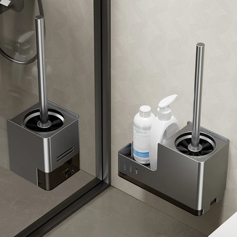 Toilet brush storage
