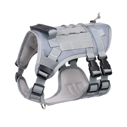 Tactical Dog Harness with Handle and Leash Military