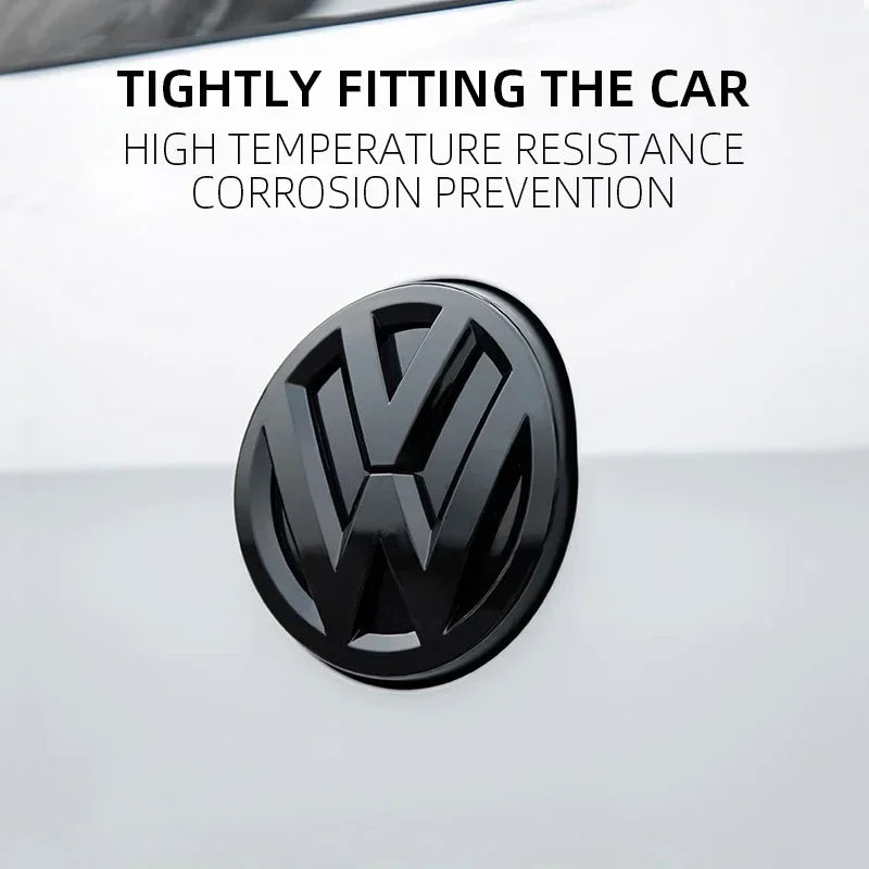 Car Glossy Black Front Grill Badges