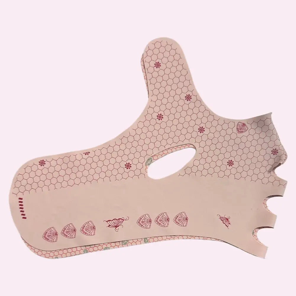 Pink Face Lift Bandage With Full Face Mask