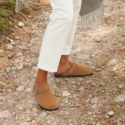 Comwarm Cork Men Clogs Slippers