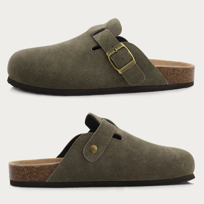 Comwarm Cork Men Clogs Slippers