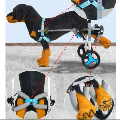 Adjustable Dog Wheelchair Small/Medium Pet