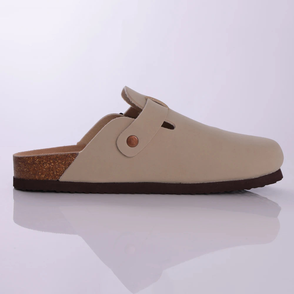 Comwarm Cork Men Clogs Slippers