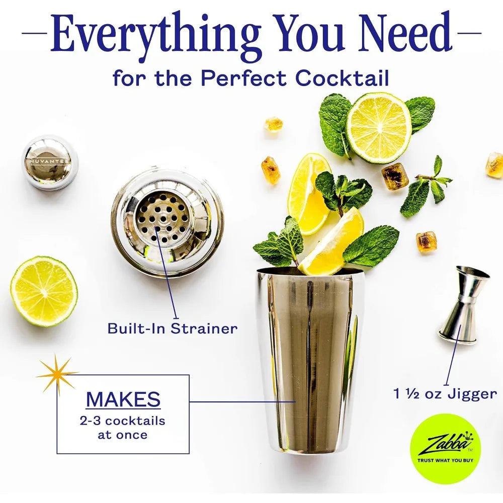 Cocktail Shaker Set 24 oz Mixer