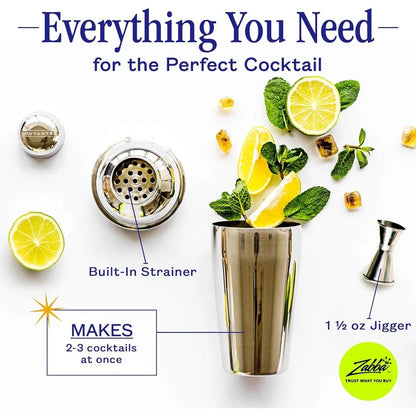 Cocktail Shaker Set 24 oz Mixer