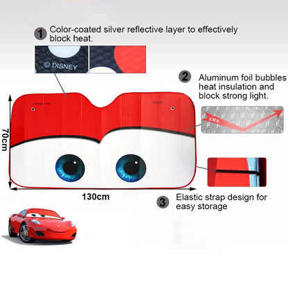 6 Colors Eyes Heated Windshield Sunshade Car Window