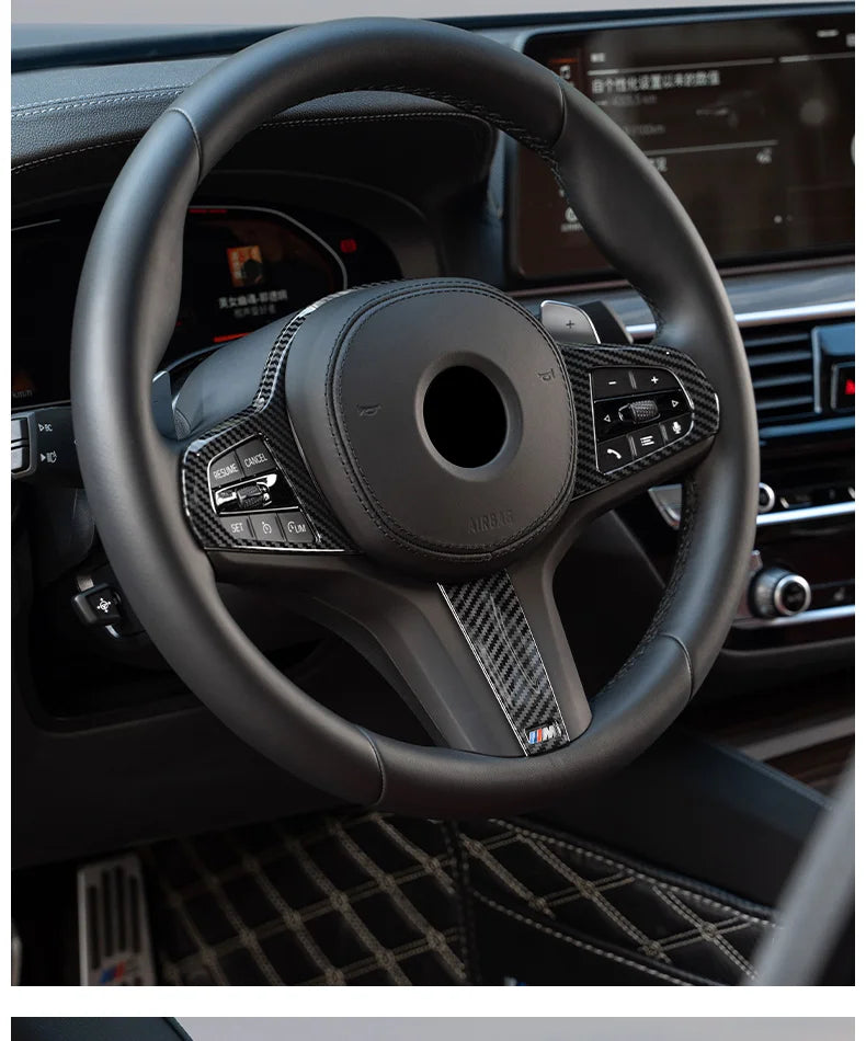 Car Styling Steering Wheel Trim Cover Sticker Decoration Accessory For BMW - Krass Market