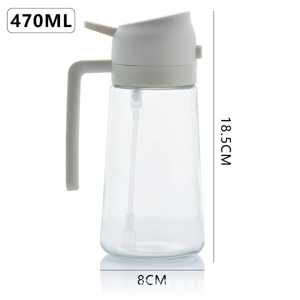 Oil Spray 2-in-1 Glass Household Kitchen Oil Spray