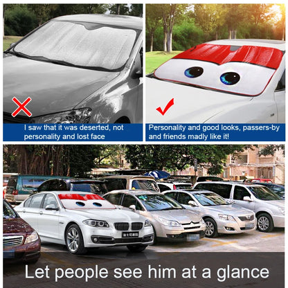 6 Colors Eyes Heated Windshield Sunshade Car Window