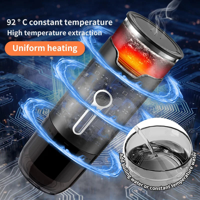 3-in-1 Portable Coffee Maker for Capsule Coffee