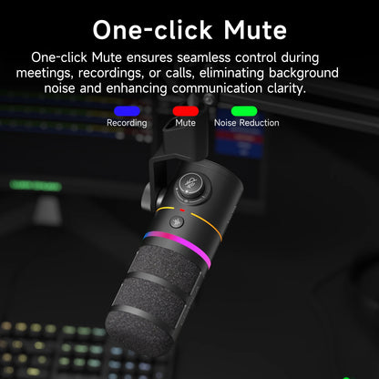 RGB Dynamic Wired Microphone Gaming