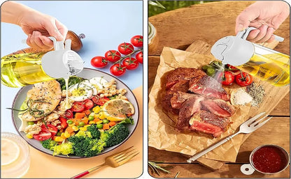 Oil Spray 2-in-1 Glass Household Kitchen Oil Spray